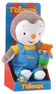 Peluche Tchoupi avec Ourson - 30 cm